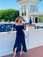 Load image into Gallery viewer, Glamorous Navy Dress
