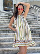 Load image into Gallery viewer, Stripes Ruffles Dress
