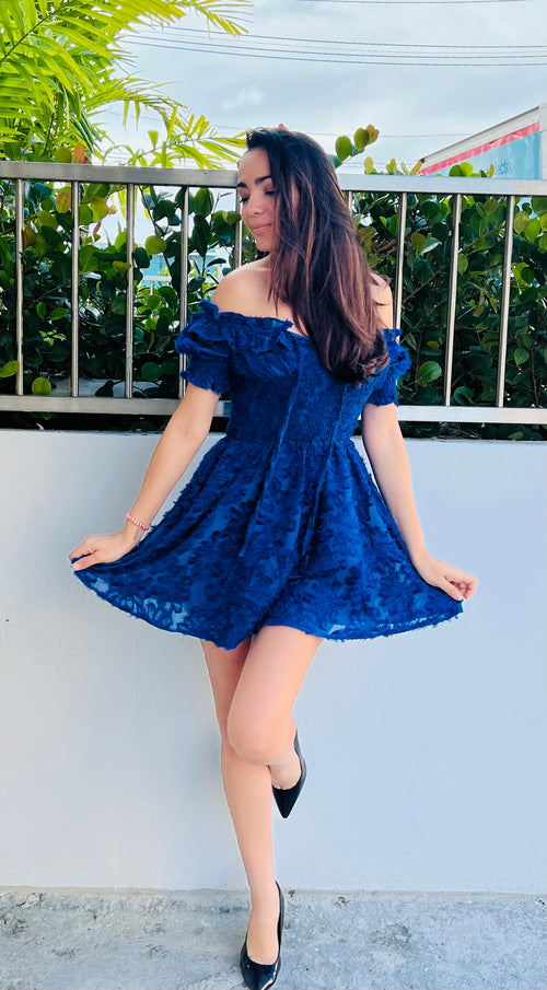 Blue Christmas Dress
