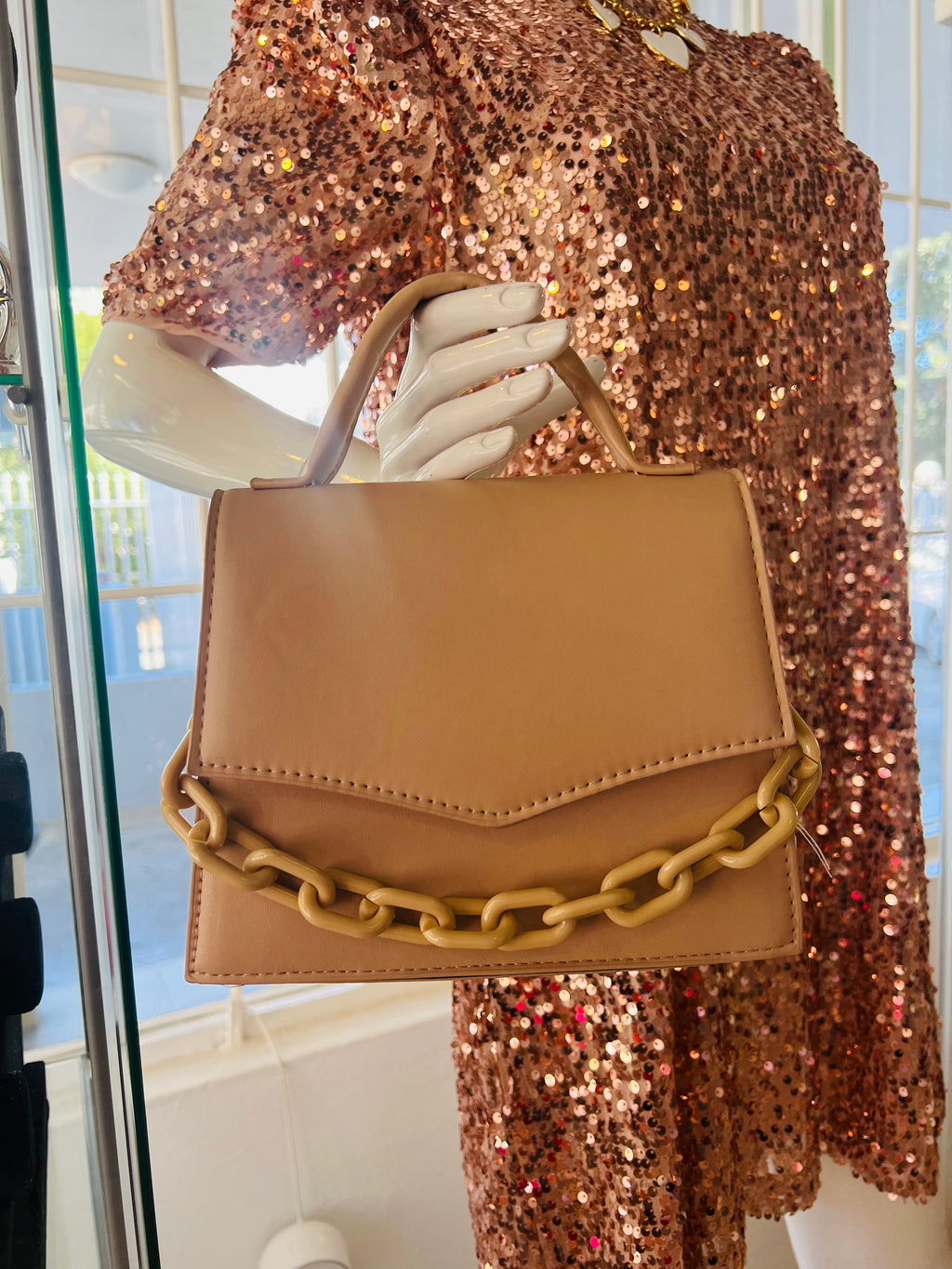 Chain Clutch HandBag