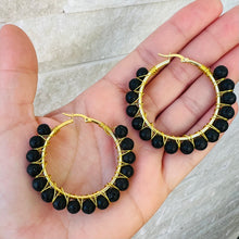 Load image into Gallery viewer, Gold Hoop Earrings
