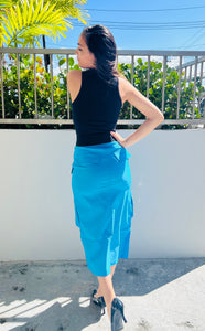 Turquesa Cargo Skirt